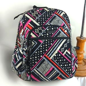 Vera Bradley Campus Quilted Floral Backpack